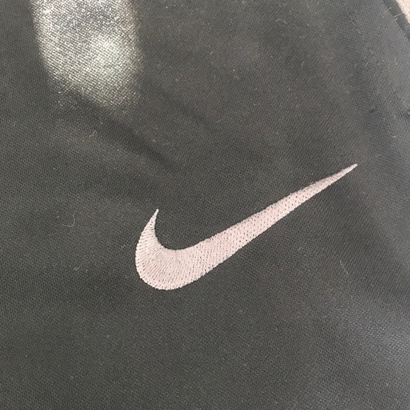 Men’s Nike black with gray mesh stripe drawstring polyester joggers. 2 pairs! - Picture 1 of 12